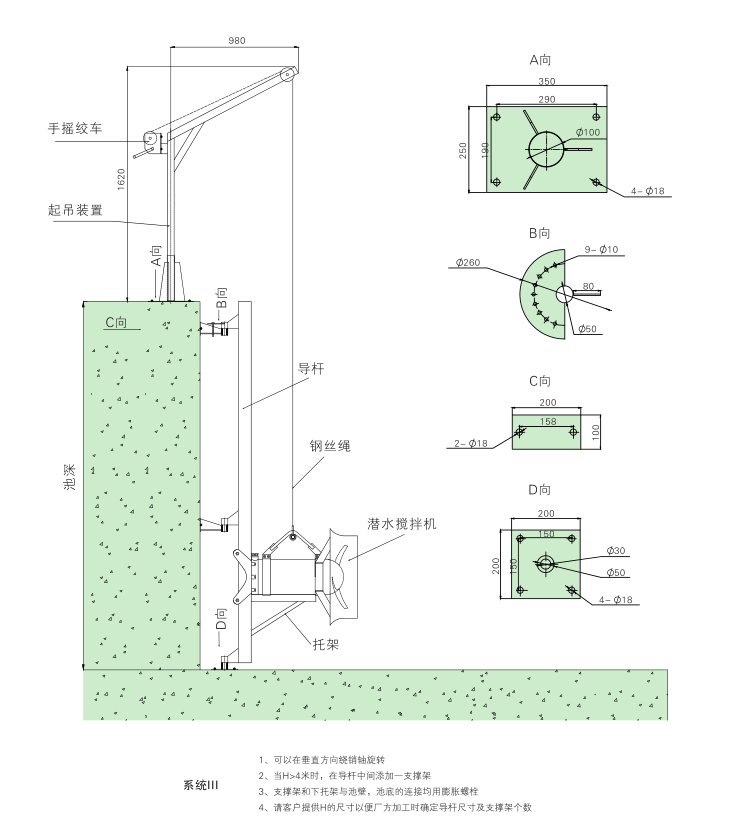 潛水?dāng)嚢铏C(jī) QJB12/12-620/3-480C/S 潛水?dāng)嚢铏C(jī) QJB12/12-620/3-480C/S